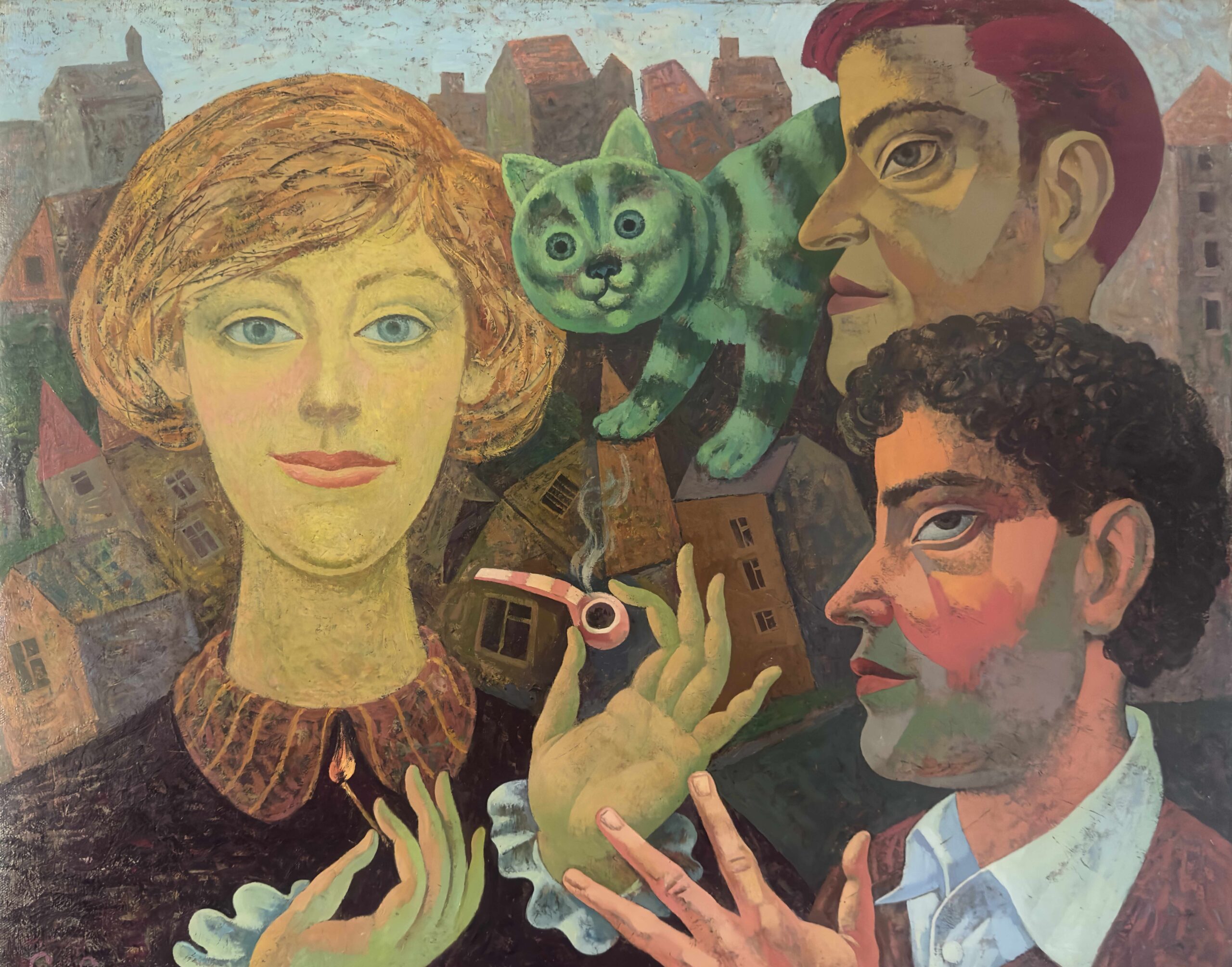 THE PIPE 2 2010. 24 x 20in. Oil on canvas scaled 1 e1762244714102